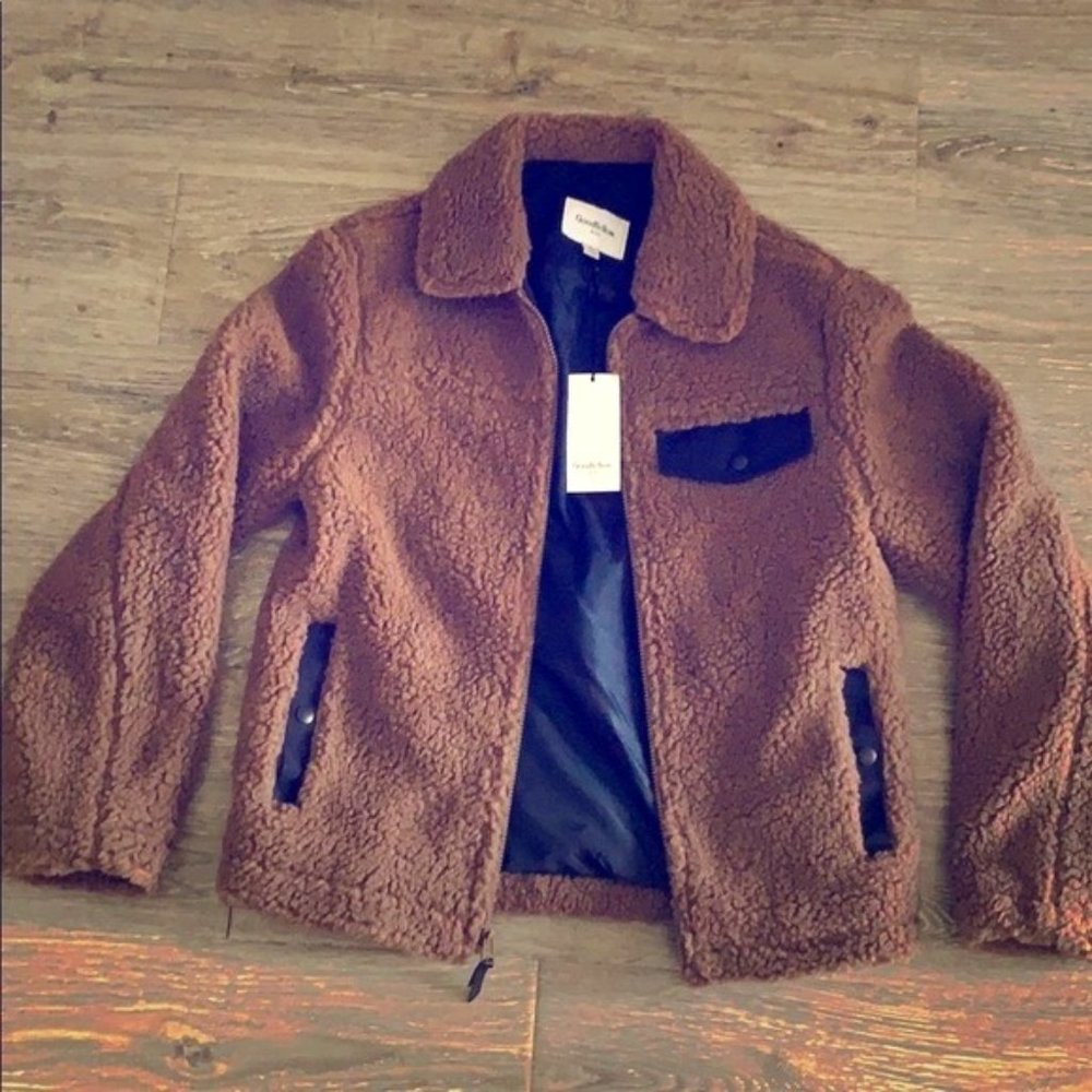 Patagonia-ish Sherpa Teddy Jacket By Goodfellow